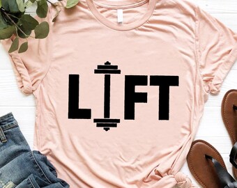 Gym Shirt Women and Men, Gym Shirt, Fitness Tee, Funny Gym T-shirt, Lifting Workout Shirt, Mens Gym Shirt, Sports Tee, Sportive Girl Shirt