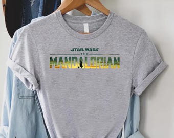 Mandalorian Shirt, Dad Gift Tee, Star Wars Gift, Star Wars Mom T-Shirt, Mandalorian Grogu Tee, Birthday Dad Gifts, Fathers Day Tee Shirt