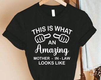 Mother In Law T-Shirt, Mother In Law Gift, Mothers Day Gift For Grandma, Mother In Law Birthday Tee, Awesome Mother In Law Shirt, Mom Gifts