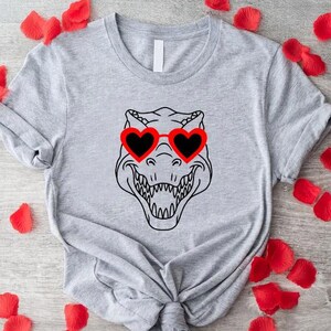 Boys Valentines Day Shirt, Dinosaur Valentine Tshirt, Funny Dinosaur Valentines Shirt, Valentine Gift, Dinosaur Love Tee, Boys Valentine Tee