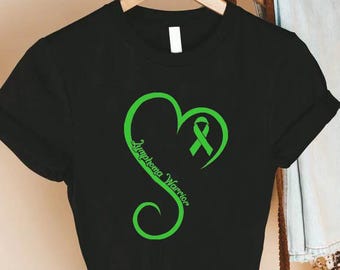 Lymphoma Warrior Tshirts, Lymphoma Cancer Shirt, Cancer Support Gift Tee, Cancer Awareness Shirt, Lime Green Ribbon T-Shirt,Lymphoma Fighter