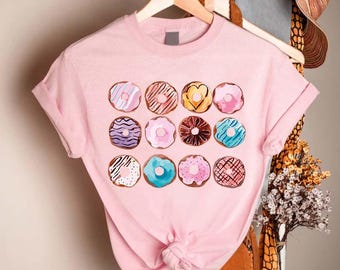 Donut Shirt for Girls, Donut Lover Gift, Donut Squad T-Shirt, National Donut Day Shirt, Donuts Lover T-shirt, Donut Party Shirt,Foodie Shirt