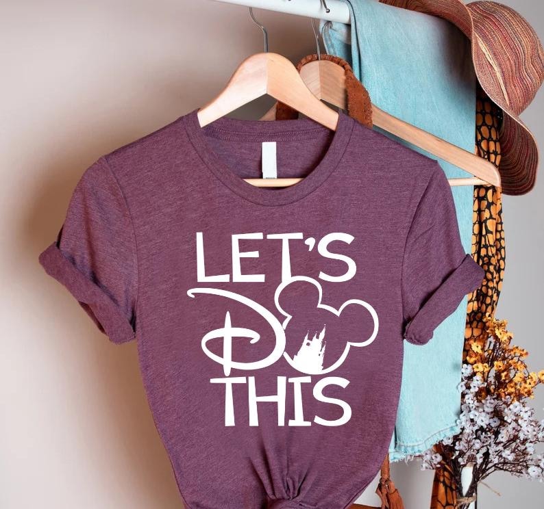 Disney Let's Do This Shirt, Disney Family Vacation Tshirt, Disney Mickey Tee, Disneyland shirt, Magic Kingdom Shirt, Walt Disney World Shirt bild 4