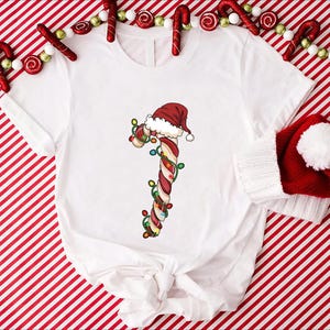 Candy Cane Tshirt, Candy Cane Crew Shirt, Candy Cane Crew Tee,Christmas Matching Shirt, Funny Holiday Shirt, Christmas Family Matching Shirt