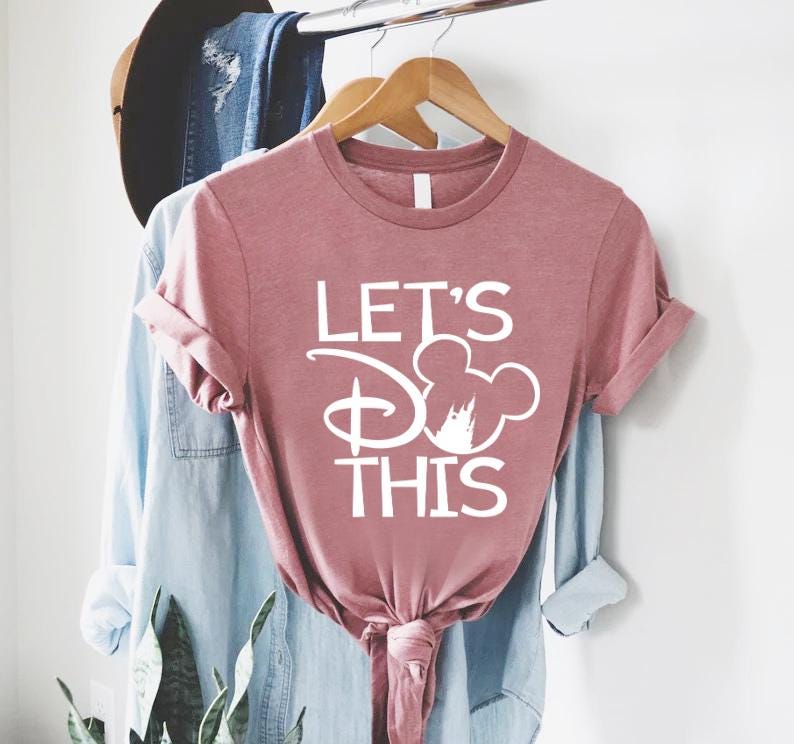 Disney Let's Do This Shirt, Disney Family Vacation Tshirt, Disney Mickey Tee, Disneyland shirt, Magic Kingdom Shirt, Walt Disney World Shirt bild 3