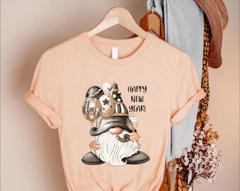 Christmas Gnome Shirts,Happy New Year Gift,Happy New Year Gnome Tee,Xmas Party Shirt,Holiday Gnomes,Merry Christmas T Shirts,New Year Tee