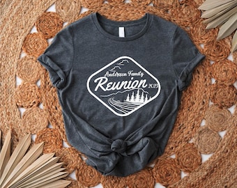 Custom Family Reunion Shirt, Reunion Shirt, Family Name Vacation Gift, Personalized Family Vacation Shirts, Family Matching Tee, Reunion Tee