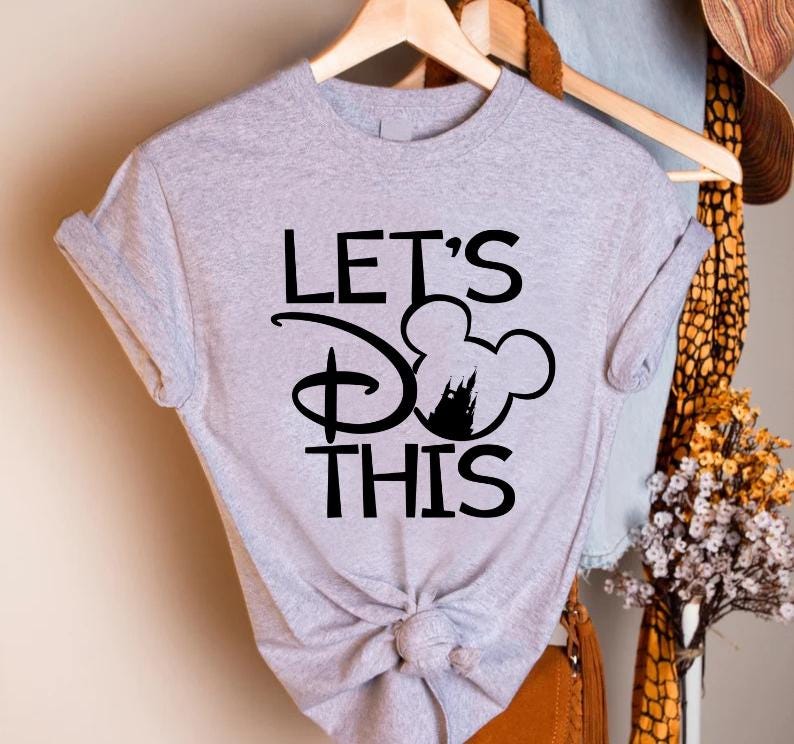 Disney Let's Do This Shirt, Disney Family Vacation Tshirt, Disney Mickey Tee, Disneyland shirt, Magic Kingdom Shirt, Walt Disney World Shirt bild 1