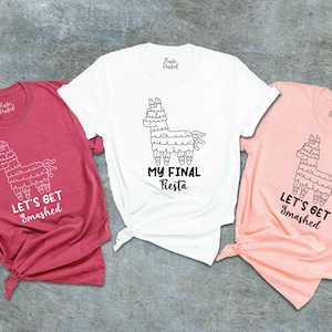 Fiesta Bachelorette Party Shirts, Fiesta Bridal Shower Tee, Bridesmaid Gift Idea, Mexico Bachelorette Tee Shirt, Nacho Average Bride Tshirt