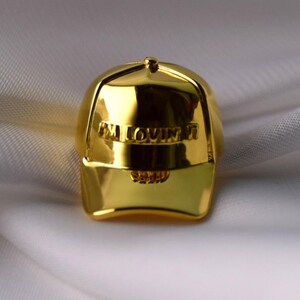 Benutzerdefinierte Name 18K Gold überzogene Baseballmütze Charme Sterling Silber Hut Anhänger Monogramm Sport Schmuck DIY Halskette Armband Ohrring Schlüsselbund Tasche