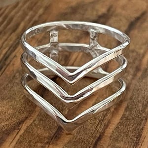 Taxco Sterling Silver Ring: Chunky Stackable Boho Jewelry, Size 6