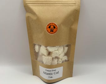 Freeze Dried Atlantic Cod cat and dog treats