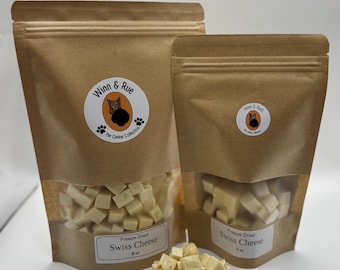 Freeze Dried Swiss Cheese Dog Treats