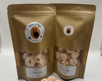 Freeze-Dried Shrimp – Natural Dog and Cat Treat