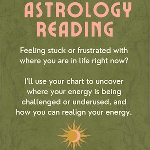 Personalized Astrology Reading – Real Chart Insight, No AI!!