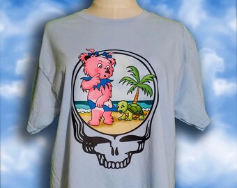 Grateful Dead Dancing Bear T-Shirt | Stealie Terrapin Beach Tee