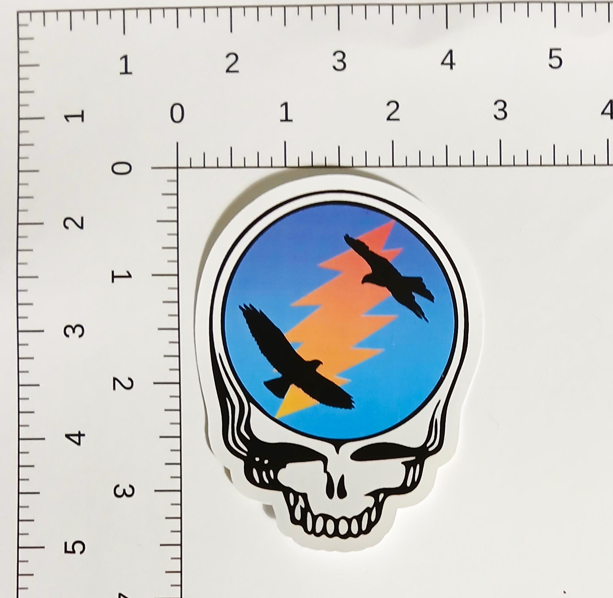Bob Weir Hawk Stealie Tribute Sticker | Grateful Dead Steal Your Face ...