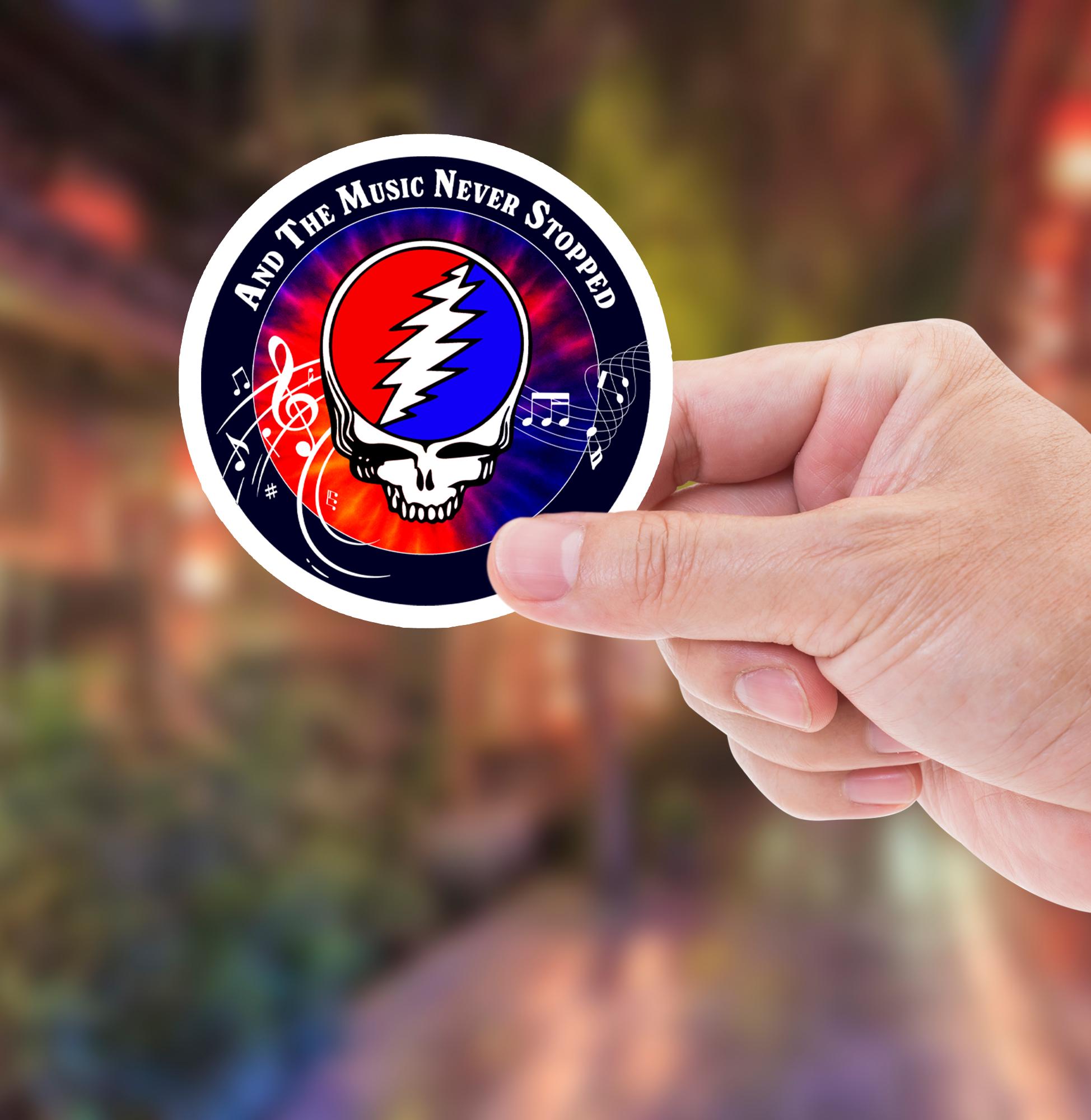 Grateful Dead Lyric Sticker Set | 6 Deadhead Designs | Kiss-cut or Die ...