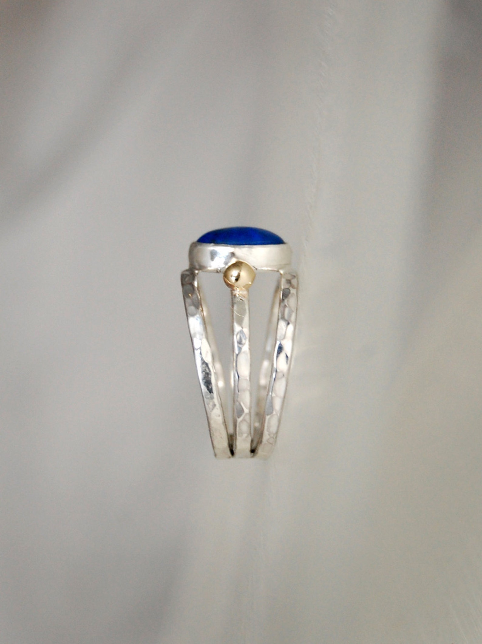 STG silver and Lapis Lazuli ring