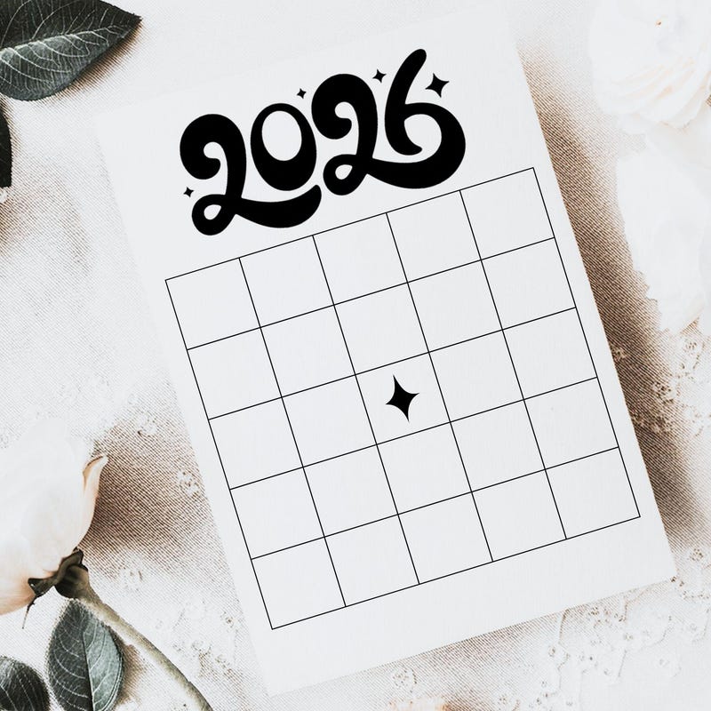 2026 Bingo Cards - Etsy