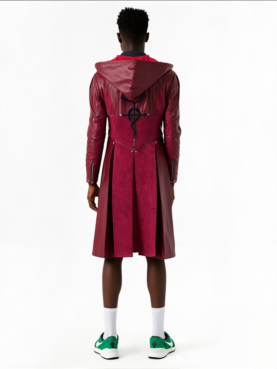 Inspired by Fullmetal Chemist Coat, Edward Elric Cosplay Coat