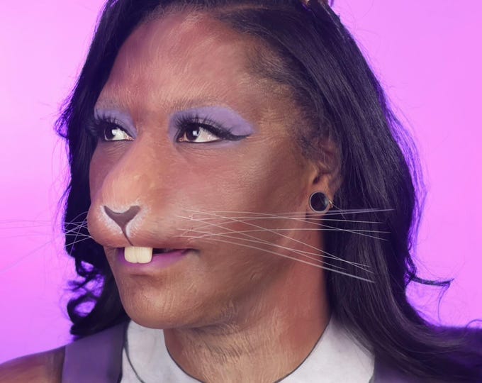 Rabbit Prosthetic (slip Latex) - Etsy Canada