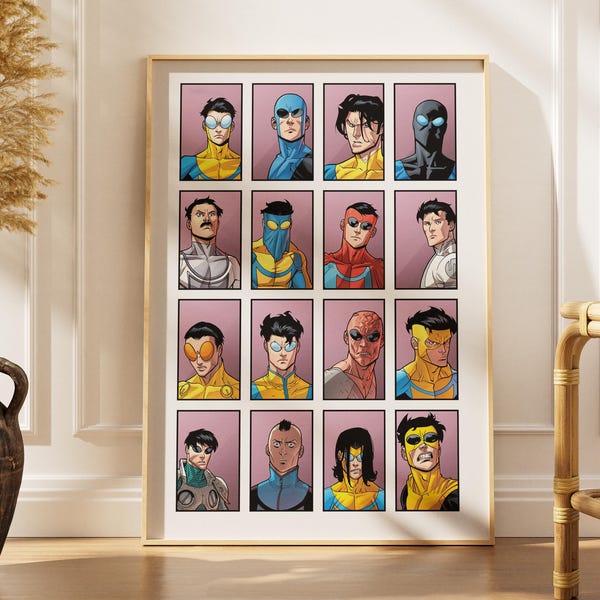 Invincible Variants Poster - Etsy