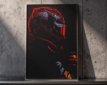 Max Verstappen Poster, Formel 1 Red Bull Racing Wandkunst