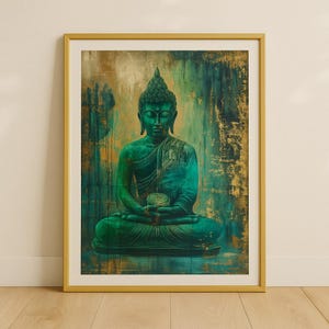 Zen Buddha Art Print: Calming Asian Decor (Digital Download)