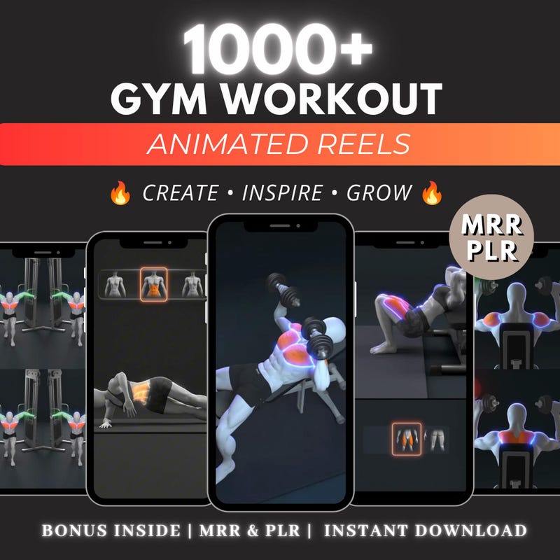Fitness Workouts Reels - Etsy
