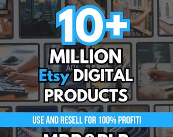10 Million+ Ultimate PLR MRR Digital Products Bundle, Passive Income, Plr Mrr Digital Products, Master Resell Rights, PLR Digital Products