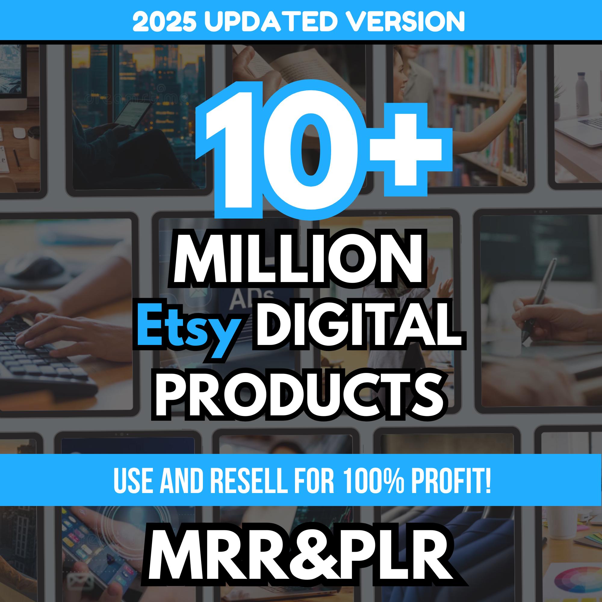 10 Million+ Ultimate PLR MRR Digital Products Bundle, Passive Income ...