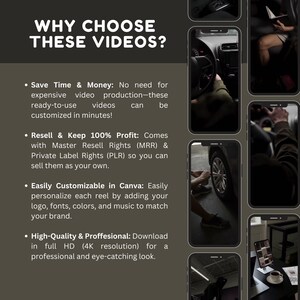 900+ Dark Faceless Aesthetic Men Reels, PLR MRR, Faceless Men Videos, Dark Aesthetic Digital Marketing Bundle, Instagram Reels Bild 4