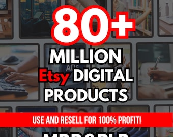 80+ Million PLR MRR Ultimate Digital Products Bundle – Ebook Bundle, Master Resell Rights, Passive Income, AI Bundle, Done For You Products