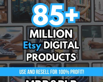 85+ Million PLR MRR Ultimate Digital Products Bundle – Ebook Bundle, Master Resell Rights, Passive Income, AI Bundle, Done For You Products