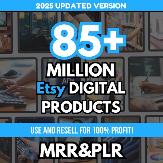 85+ Million PLR MRR Ultimate Digital Products Bundle – Ebook Bundle, Master Resell Rights, Passive Income, AI Bundle, Done For You Products