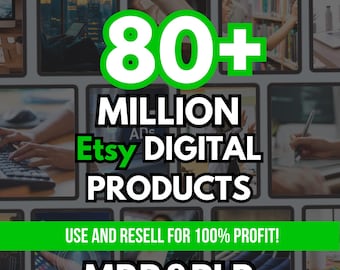 80+ Million PLR MRR Ultimate Digital Products Bundle – Ebook Bundle, Master Resell Rights, Passive Income, AI Bundle, Done For You Products