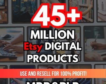 45+ Million PLR MRR Ultimate Digital Products Bundle – Ebook Bundle, Master Resell Rights, Passive Income, AI Bundle, Done For You Products