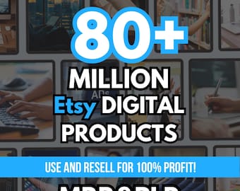 80+ Million PLR MRR Ultimate Digital Products Bundle – Ebook Bundle, Master Resell Rights, Passive Income, AI Bundle, Done For You Products