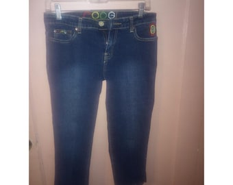 Coogi Capri Y2K embroidered 7/8 women