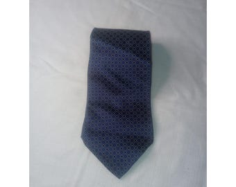 DKNY Blue Multi Color Abstract Costa Rica Classic Neck Tie