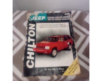 Chilton Jeep Wagoneer, Comanche, Cherokee 1984-1998 Repair Manual Paperback