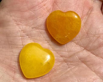 Citrine Hearts charged in the mountain moonlight