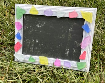 Rainbow Glass Picture Frame