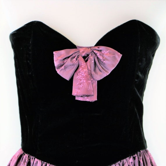 Vintage 1980's Velvet Bodice Gunne Sax by Jessica