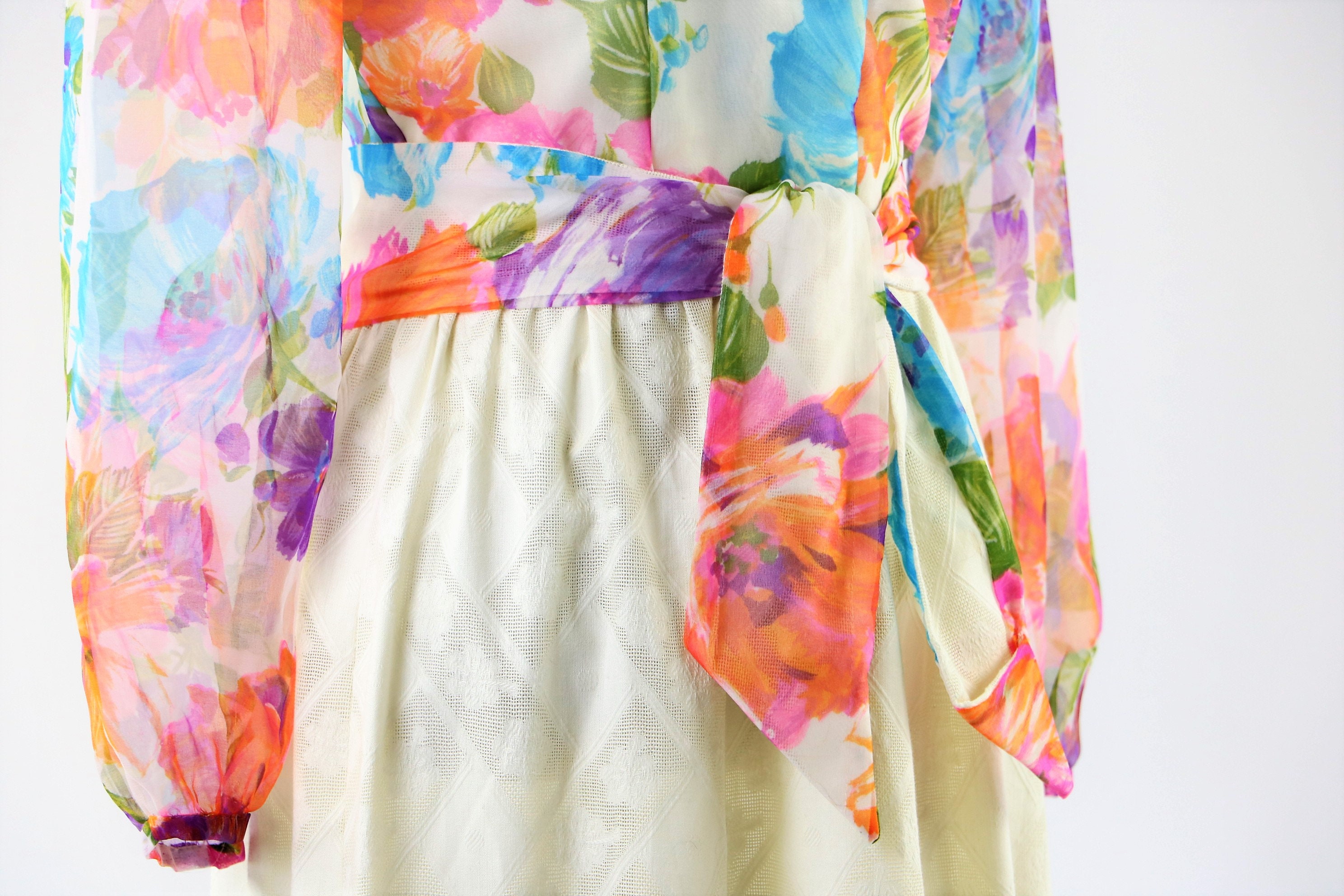 Pastel Maxi Dress - Etsy