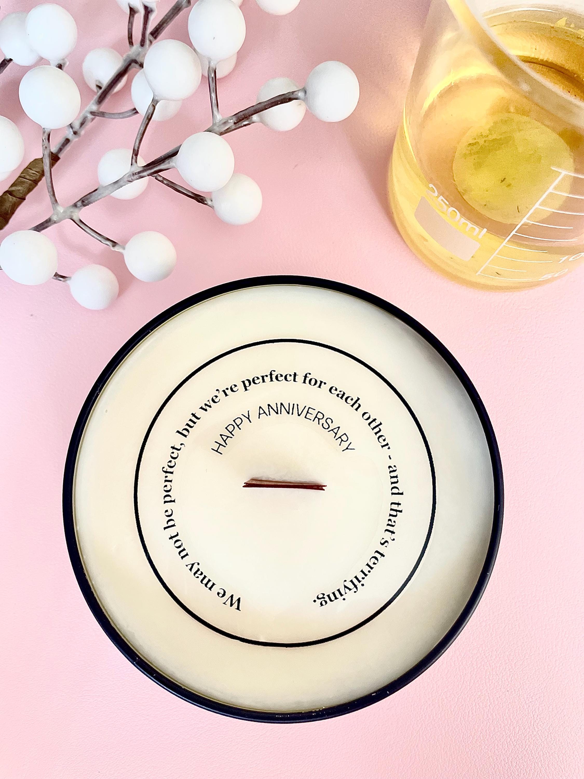 Secret Candle - Surprising Wide Jar Hidden Message 8oz Soy Candle | Funny or Romantic Gift | Unique Custom Candle for Him and Her | Events