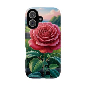 Rose Phone Case - Floral Tough Cases, Stylish iPhone Covers, Gift for Her, Nature Lovers, Spring Accessories