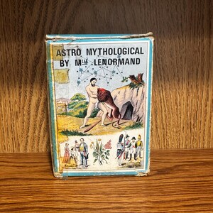 Das mythologische Astro Spiel von Mlle Lenormand made in France 1969 54 Karten mit Anleitungsheft