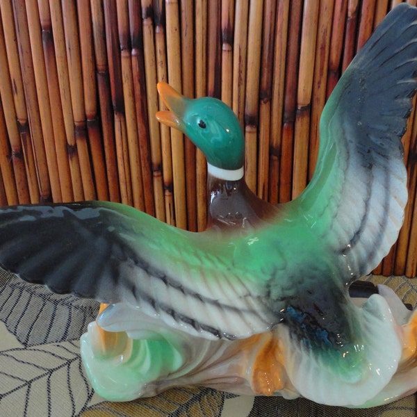 Vintage 1950s Mallard Duck TV Lamp - Great Father's Day Gift or Man Cave Decor